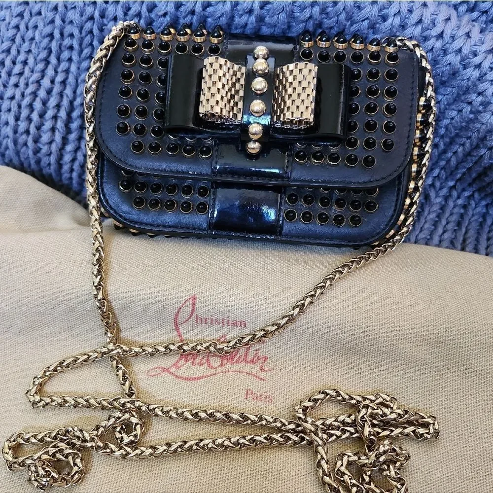 Christian Louboutin Mini Spiked Sweet Charity Crossbody Bag